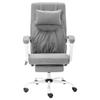 Massage Office Chair Grey Fabric