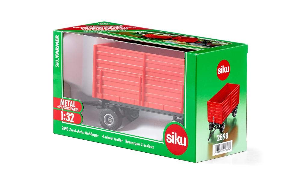 SIKU 4-Wheel Trailer 1:32 Scale (for ages 3 and up) SK2898
