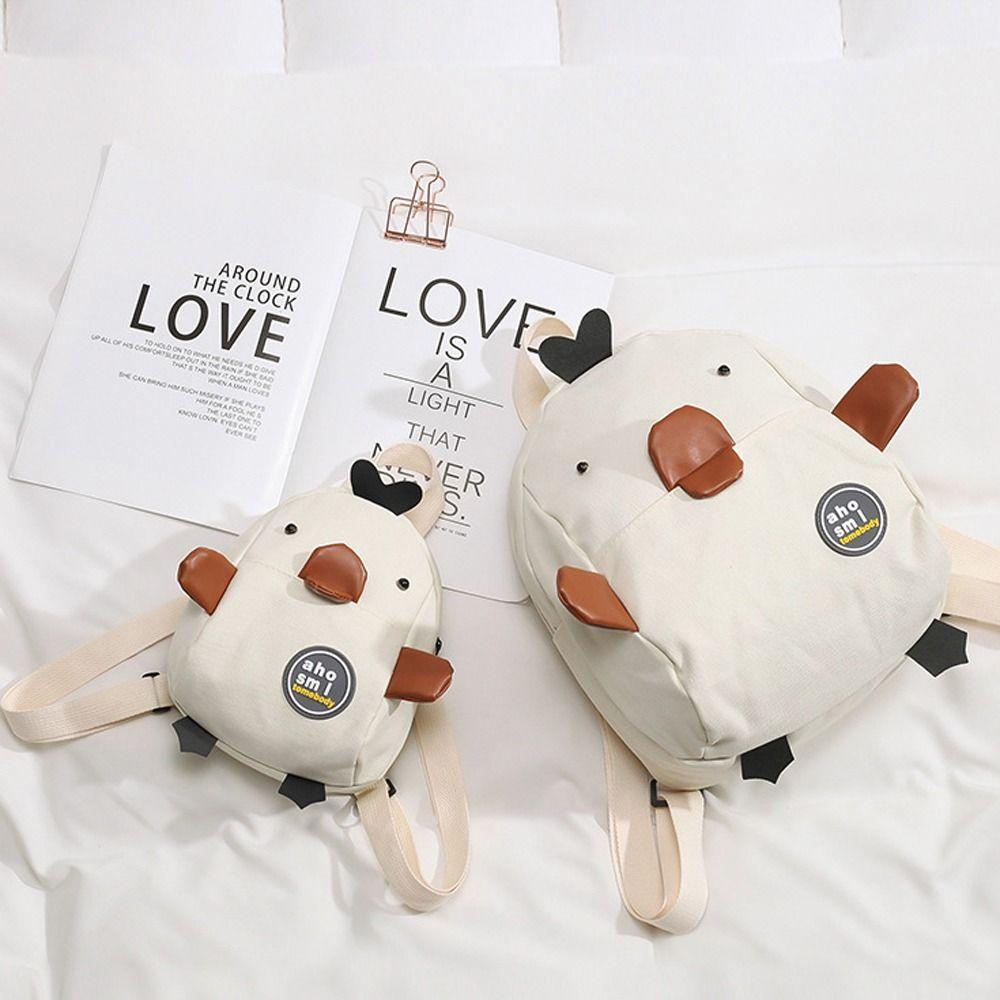 Lightweight Duck Toddler Backpack Cartoon Cartoon Shoulder Bag Creative Children's School Bag  Gift