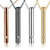 Fashion Lucky Charm Ash Urns Wishing Bottle Pendant Perfume Vial Necklace Long Chain Aroma Diffuser