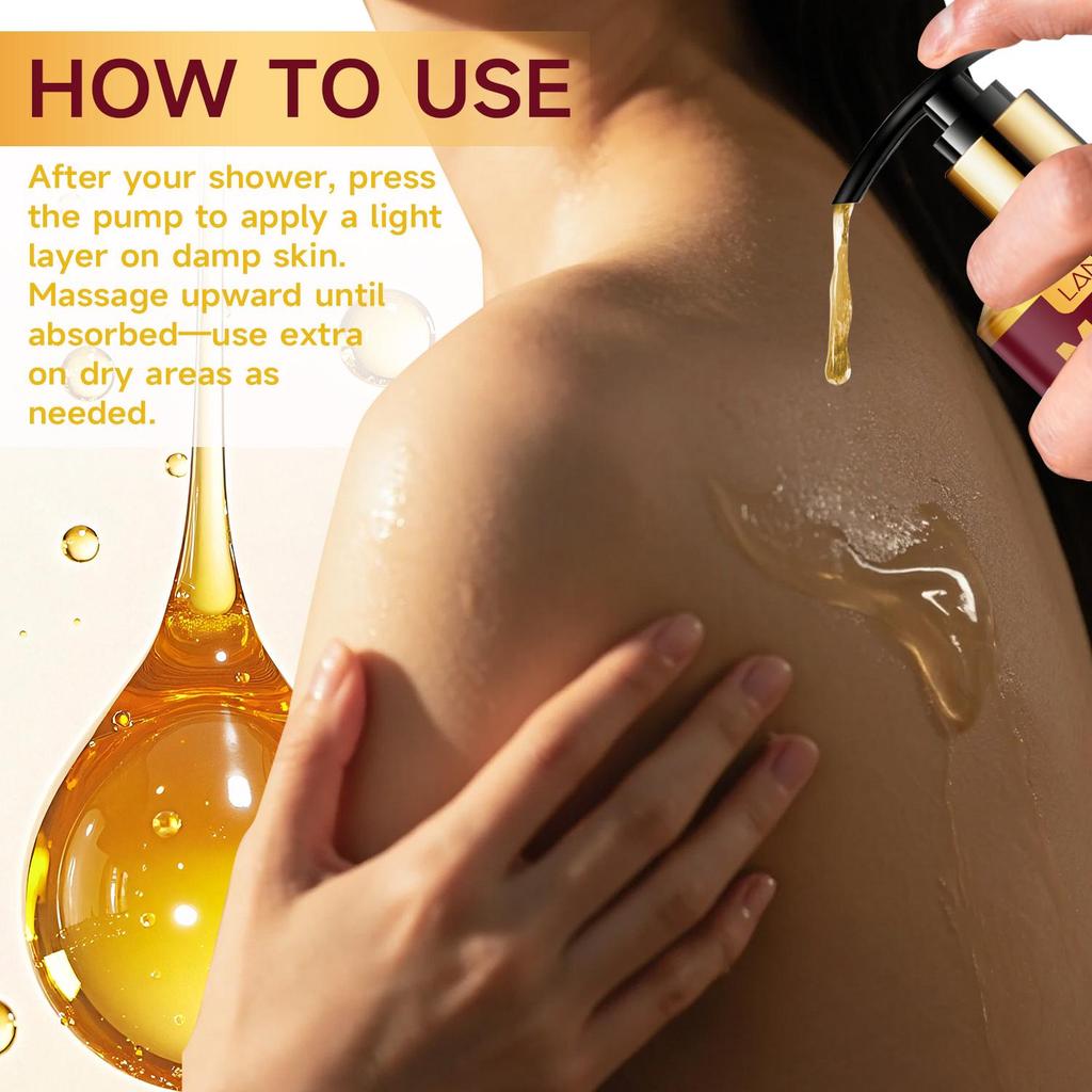 Magic Body Firming Oil-Nourishes And Firms The Skin-Enhance Skin Elasticity-Suitable For All Skin Types, 250ml