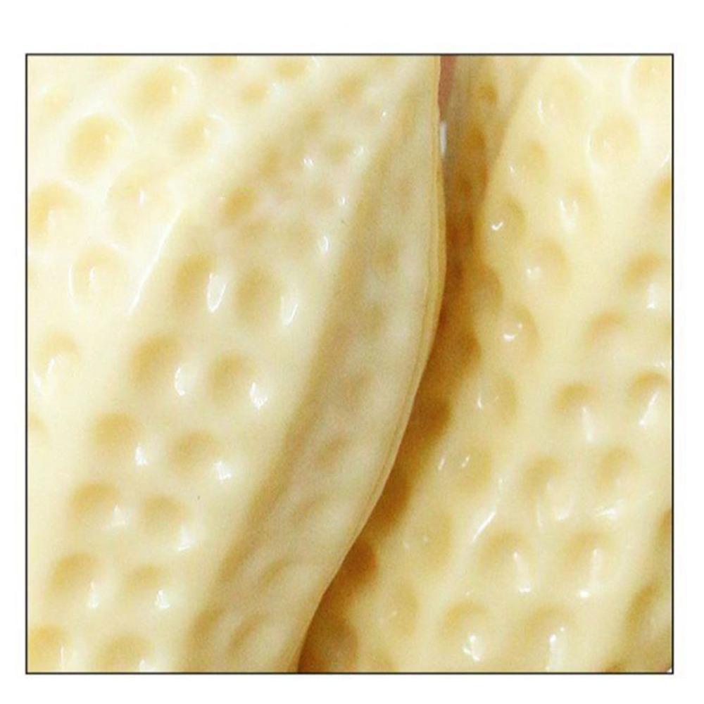 Textured Surface Peanut Dog Chew Toy Peanut Shape Teething Chew Toy Teeth Cleaning Chewing