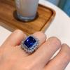 Jewelry Color Treasure Popular Retro Ring Temperament Jewelry Ring Main Stone 10 * 12