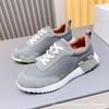 H Fashion Casual Sports Shoes Early Spring Leather Men's and Women's Flat Running Shoes