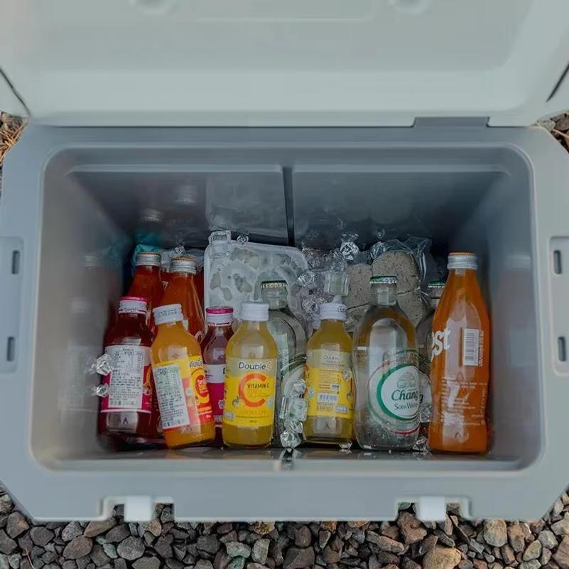 38L Outdoor Refrigerator with Wheels Portable Insulated Box BBQ Car Insulated Box Refrigerator Trolley Refrigerato