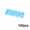 MOC Transparent Bulk Bricks 1x1 2x4 1x4 Clear Building Block Wall Panels and Baseplates