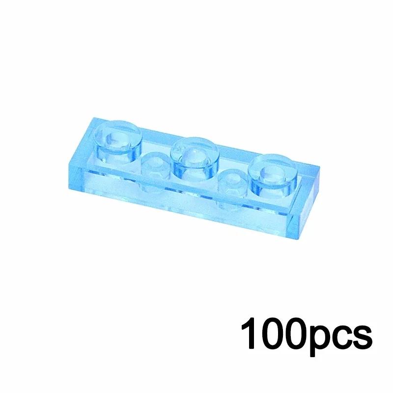 MOC Transparent Bulk Bricks 1x1 2x4 1x4 Clear Building Block Wall Panels and Baseplates