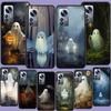 Cute Halloween Ghost Phone Case For Redmi Note 15 Pro 5G 14 13 12 Pro Plus 11 11T 11E 11S 10 Pro 10S 9 9S Cover Cell Clear with