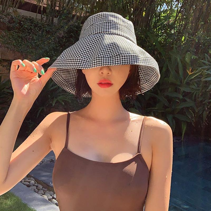 Fashion trendy bucket hat retro style sun hat women's street versatile trendy hat casual versatile basin hat