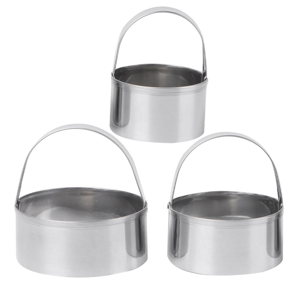 Circle Biscuit Cutter Stainless Steel 3 Pieces