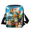 Cartoon One Piece Mini School Crossbody Bag,Light Weight Durable Messenger Bag Christmas Gifts for Kids Casual Daily Travel Use