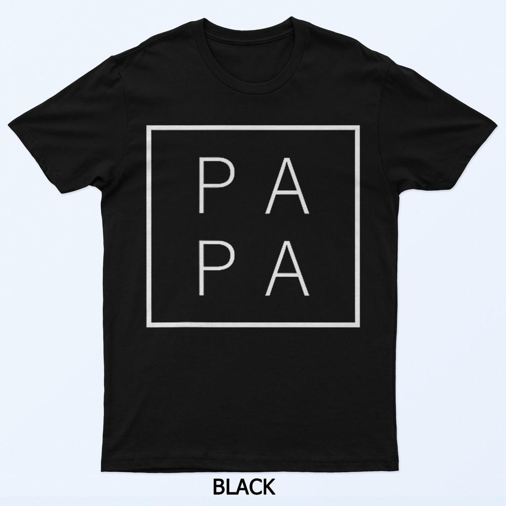 Pa Pa Cool Funny Fathers Day Design for Men Dad Papa T-Shirt