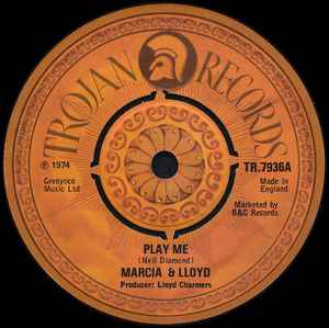 

7inch Record MARCIA LLOYD CHARMERS ALL STARS Play Me Going In Circles TR7936 TROJAN 1974 UK Reggae Ska Dub Used