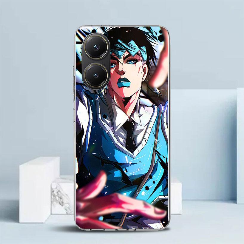 

JoJo Adventure Рохан Кисибэ Мягкий Чехол для Xiaomi Poco F7 Ultra X7 X6 X5 Pro M7 Чехол для Телефона Redmi 15 15C 13 13C 12 12C 10 10C Pr Xiaomi Poco F7