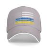 Unisex Ukrainian American Flag USA Ukraine Outdoor Hat Spring  Adjustable Cap Casual Baseball Cap Hip Hop Sunscreen Sunshade