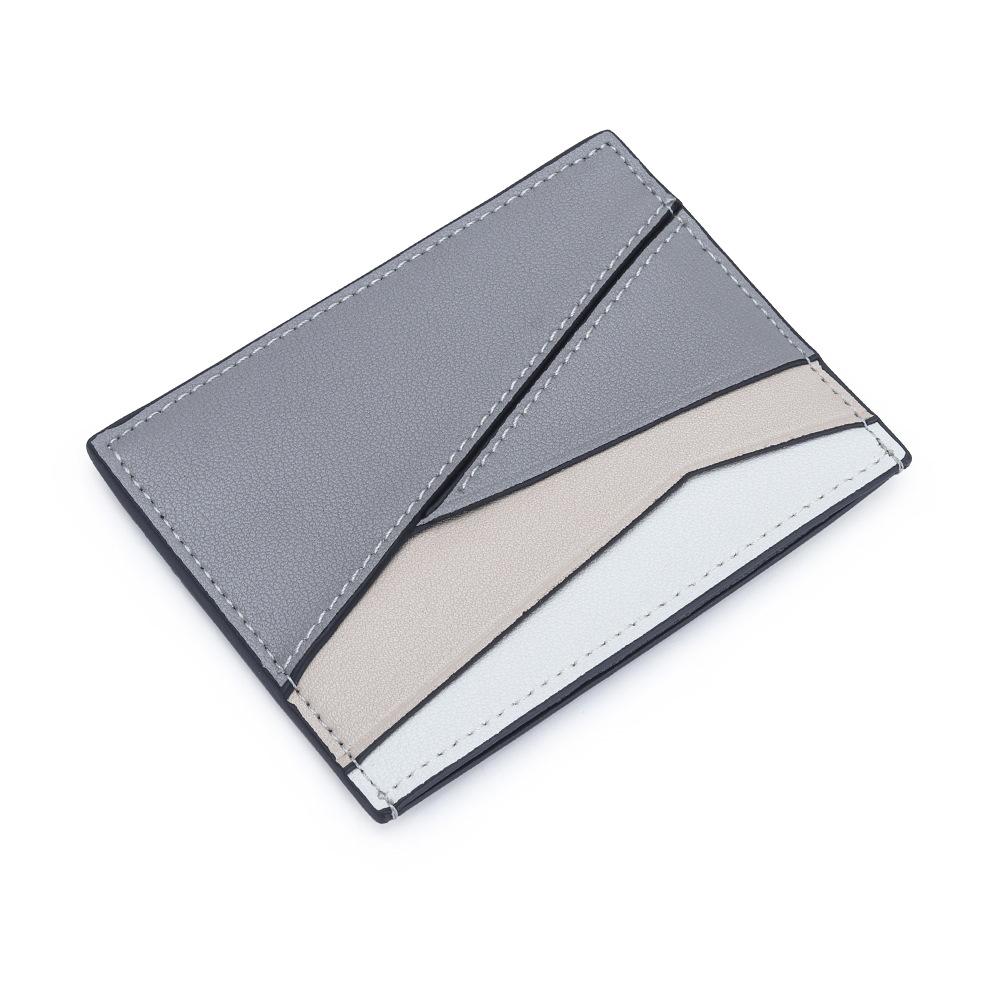 Credit Card Wallet Super Slim Card Holder Genuine Leather Wallet for Man and Women with 4 Card Slots and 1 Coin Pocket