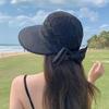 Women's Summer Large Brim Woven Straw Sun Hat for Outdoor & Beach