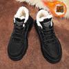 Fleece Martin boots 2025 autumn and winter new men's sports leather surface fleece thickened Martin boots retro tooling men's boots