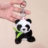 Bamboo Leaf Panda Doll Pendant Keychain Plush Toy Girls Bag Pendant Ragdoll