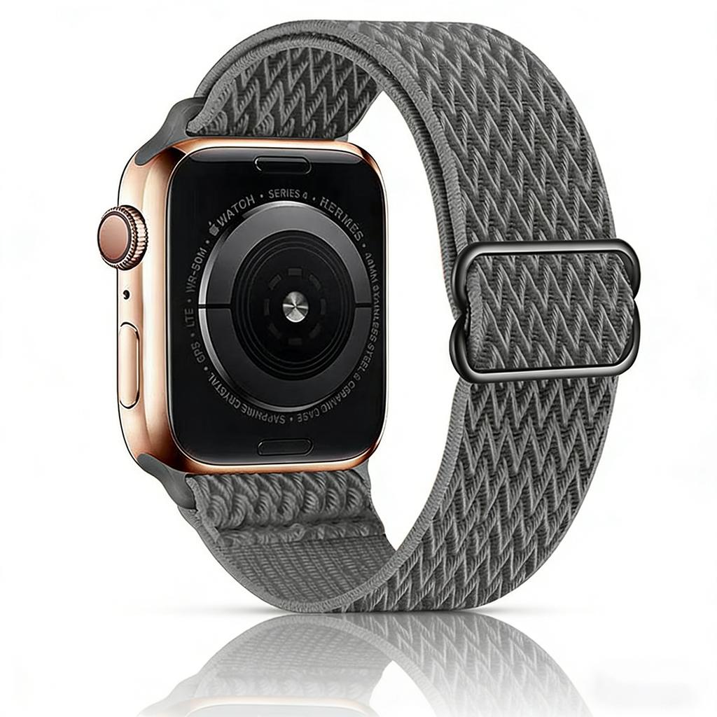 Stretchy Nylon Band for Apple Watch Series 11 10 Ultra 3/2 SE 42mm 38mm 46mm 41mm 45mm 49mm Adjustable Sport Strap for Women Men