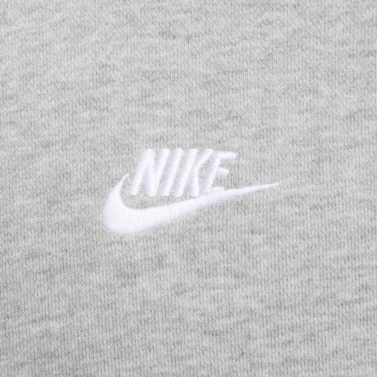 Nike Club Casual Simple Round Neck Pullover Sweatshirt Men sweatshirt Dark-Gray White FN3889-063