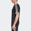 adidas originals 3-Stripes Tee Casual Loose Round Neck Logo Stripe Short Sleeve Black Men's CW1202