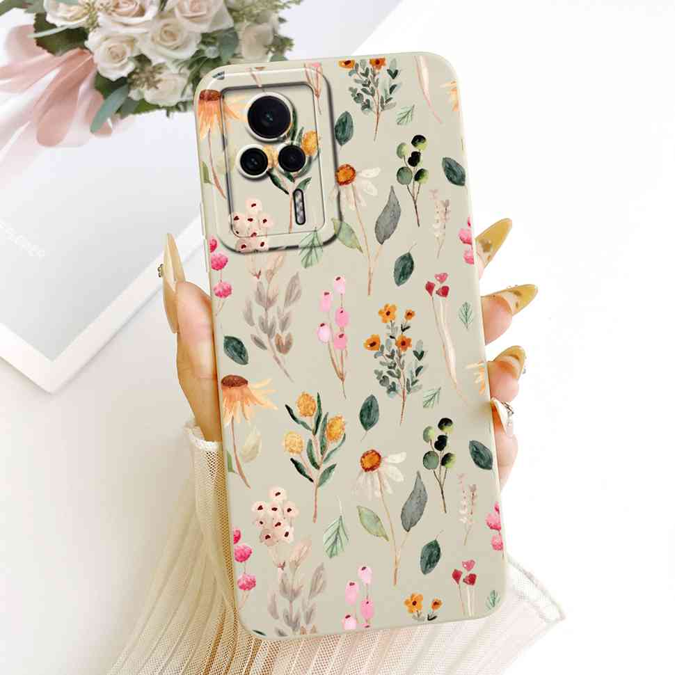 For Redmi K60E 5G 22122RK93C Case Lovely Cartoon Design Silicone Back Cover For Redmi K60e K60E 5G 6.67" Phone Cases Shockproof
