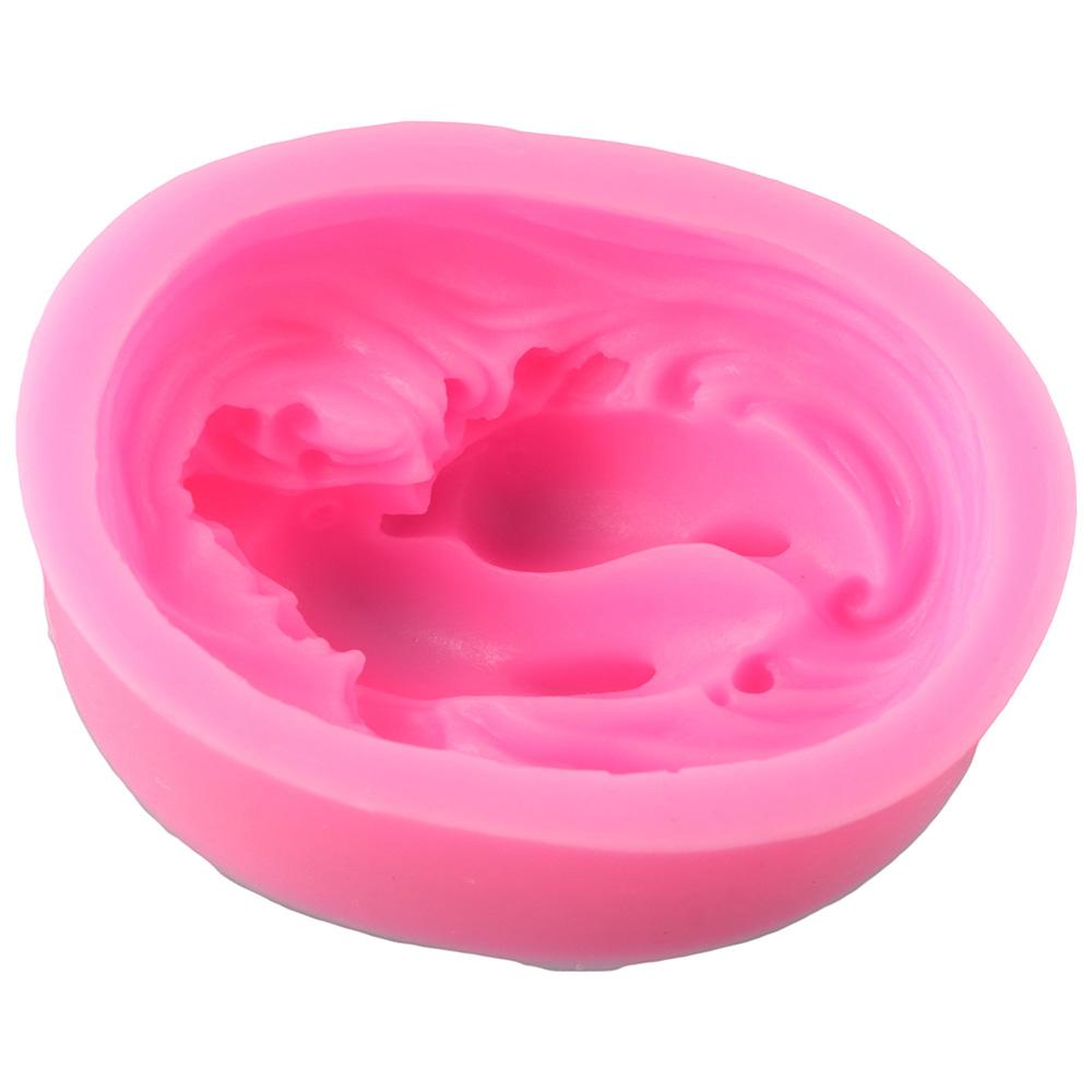 

Craft Silicone Soap Molds Dolphins Candle Mold Art светло-серый