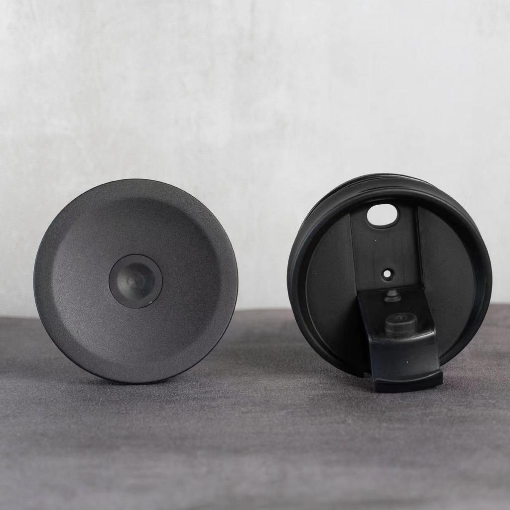 Popular SIM-style Stainless Steel Coffee Cup with Dual Lids, Vacuum Portable Double-lid Sealed Cup