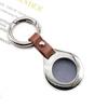 High Quality Metal Case For Apple Airtags Protective Cover For Apple Locator Tracker Anti-Scratch Device With Leather Keychain