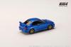 HJ64 Scale Subaru Impreza PURE SPORTS COUPE WRX type R STi Version V Limited Sonic Blue Mica Finished Model HJ641079FBL 1/64 (GC8)