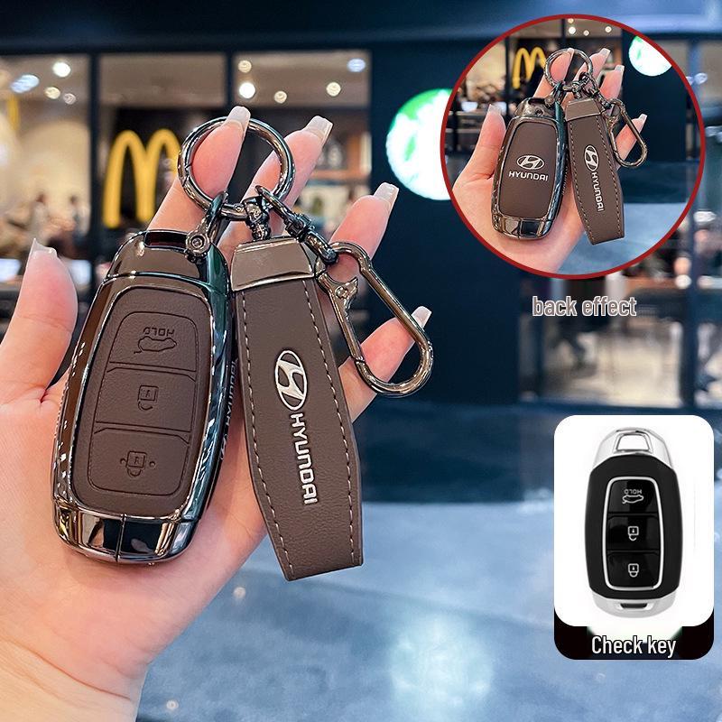 Kompatible Schlüsselhüllen für Hyundai: Festa, Elantra ix35, Tumi, ix25, Encino Modelle.