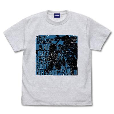 Mobile Suit Gundam Thunderbolt Full Armor Gundam T-shirt ASH L Size