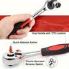32pcs Mechanics Tool Set ,1/2" Drive Deep And Standard Sockets,Ratchet Wrench Set, Mechanic Tool Kits For Auto Repair