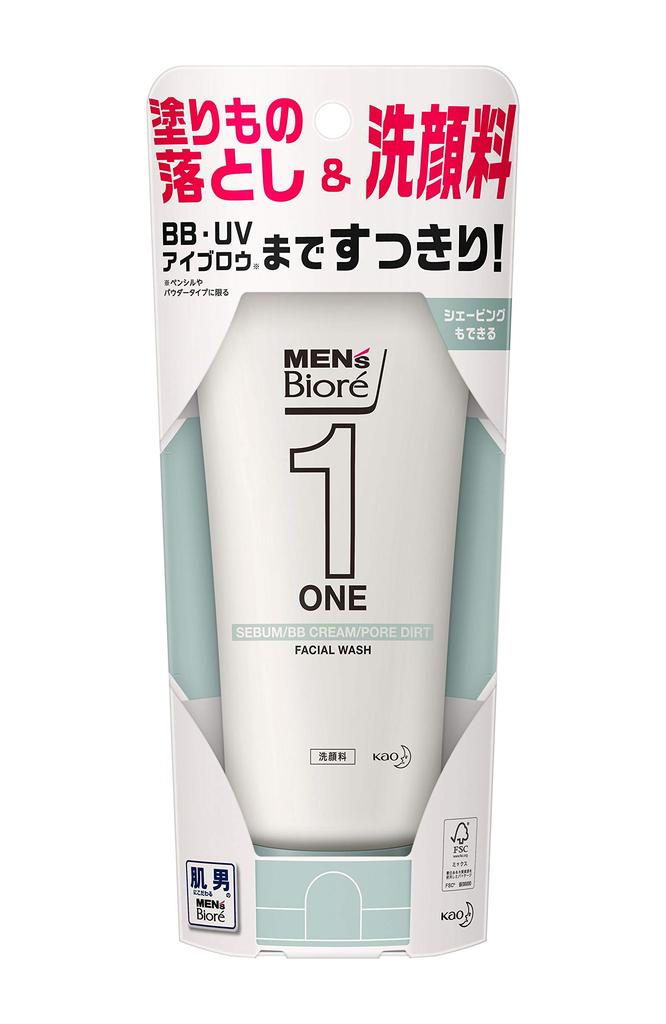 Biore ONE Cleansing Gel Face Wash Men's