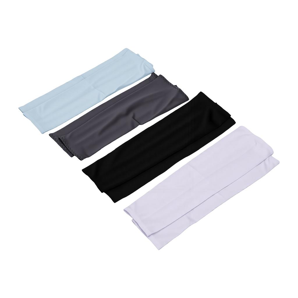 4 Pairs Sun Protection Arm Sleeves Quick Dry Breathable Multi Purpose Arm Sleeves for Cycling Fishing Running