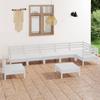 Day and Night - Day and Night Garden Furniture Set 8 Pieces Solid White Pine Wood