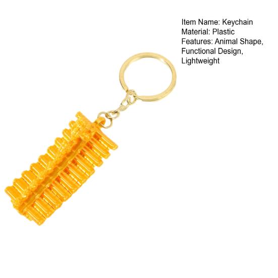 Keychain Pendant Forbidden City Rooftop Animal Keychain National Style Cultural Keyring Chinese Retro Auspicious Roof Animal Design Key Holder