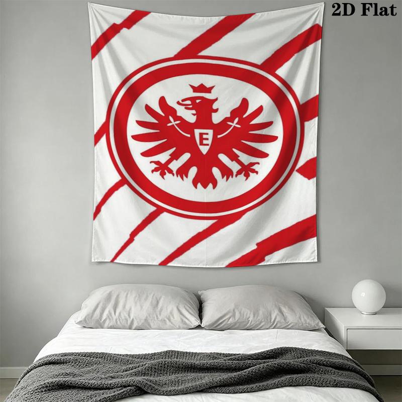 Eintracht Frankfurt Wall Tapestry Aesthetic Wall Hanging Printed Fabric Blanket Decorative Tapestries for Bedroom Living Room Home Decor