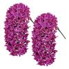 2Pcs Hanging Artificial Bougainvillea Speetabilis UV Resistant Realistic Fake Flower Wedding Party Indoor Outdoor Garden Yard Wall Hanging Faux Bloom
