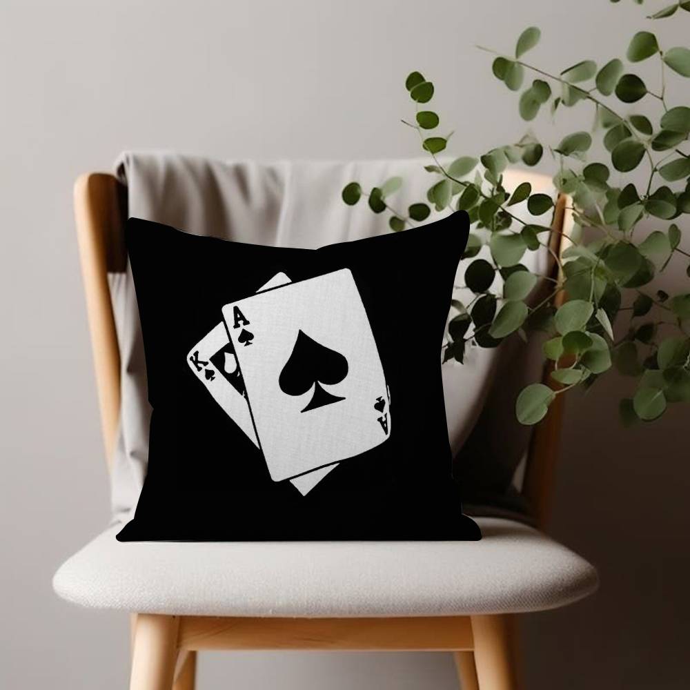 Black And White No Ball Art  Cushion Cover Inches Farmhouse Decor Home Throw Pillow Covers for Couch Decorations