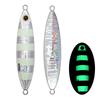 Jigging Pro 20g 30g 40g 60g Saltwater Fishing Shore Jigging Luminous Long Casting Fish Bait Metal Jigbait Slow Pitch Jig Lures
