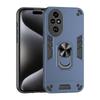 KEYSION Shockproof Armor Case for HONOR 200 Pro 5G Silicone+PC Camera Protection Ring Stand Phone Cover for Huawei Honor 200 5G