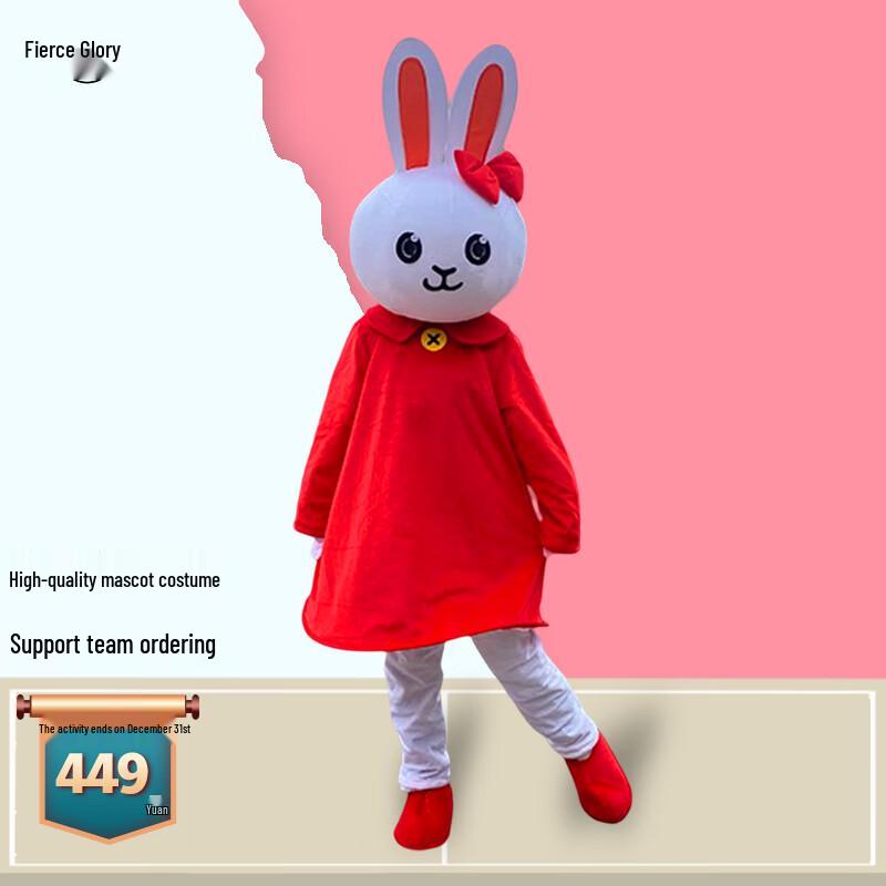 Costum mascotă iepure Anul Nou Lieyao
