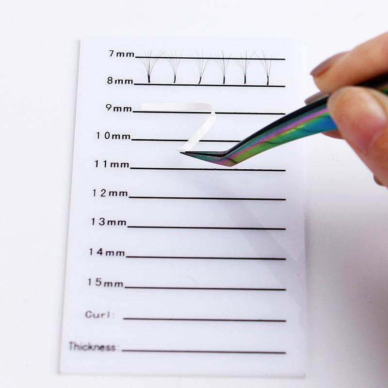 150Strips/3 Sheets Fan Tapes Volume Lashes Storage Sticky Strip Makeup Double Faced Adhesive Tape Lash Extension Supplies