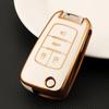 TPU Flip Car Key Fob Case Cover for Chevrolet Cruze Impala Camaro Garna Equinox Volt Yakista AVEO Impala GMC Buick Excelle GL8