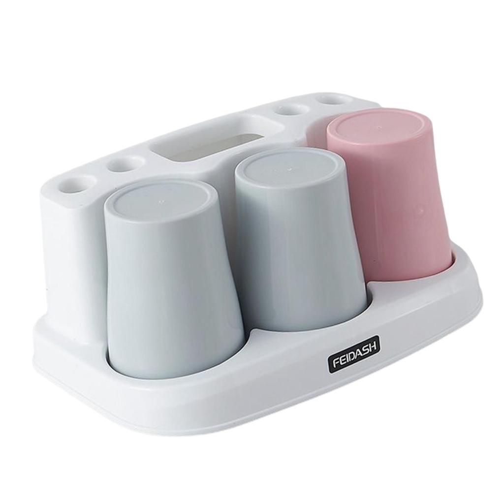 Toothbrush Cup Holder, Multi Functional Storage Easy Cleaning Holder for Travel ,