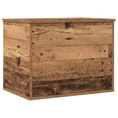 Storage Box Reclaimed Wood Look 60 X 42 X 46 Cm Engineered Wood