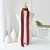 Foulard di Seta Raso Liscio Monocolore Stretta Fascia per Capelli Tocco Morbido Fascia per Capelli da Donna Sciarpa Accessorio di Moda