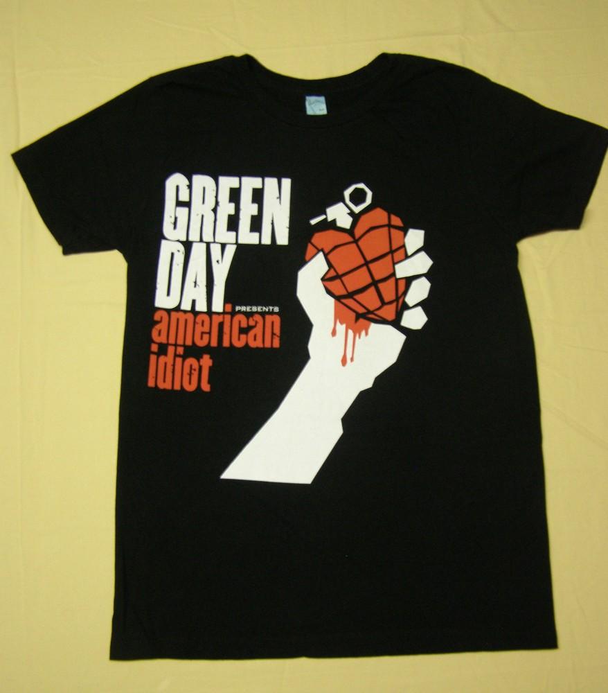 SALE Green Day Presents American Idiot Concert Tour T-Shirt Black